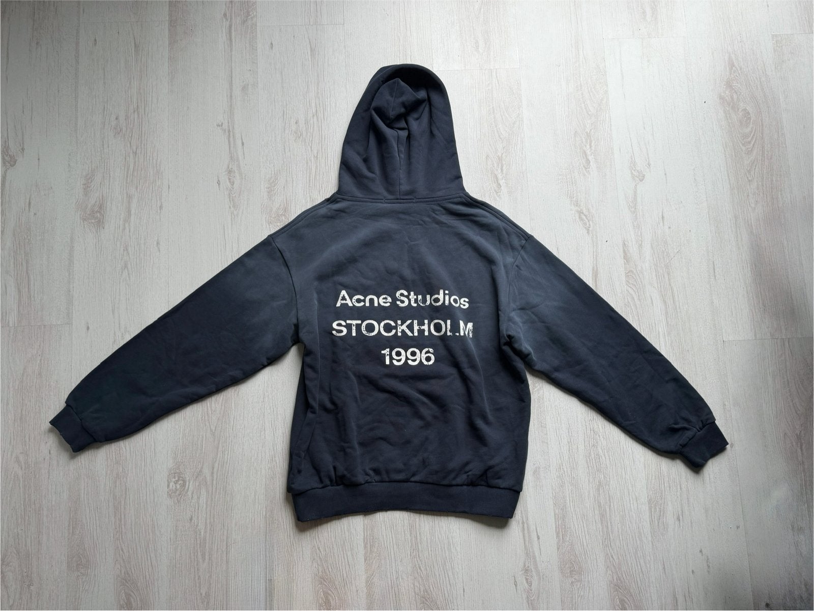 Acne Studios Hoodie Maat M - Donkerblauw, Ophalen of Verzenden, Gedragen, Maat 48/50 (M), Grijs