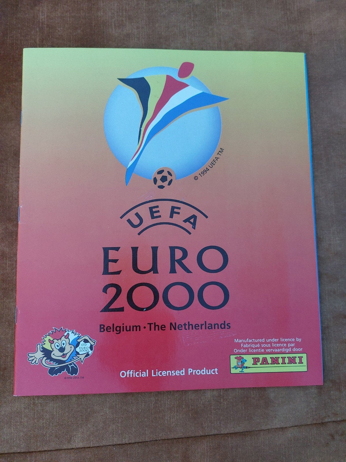 PANINI EURO 2000 UEFA NEDERLAND BELGIË LEEG ALBUM VOETBAL, Ophalen of Verzenden, Buitenlandse clubs, Poster, Plaatje of Sticker