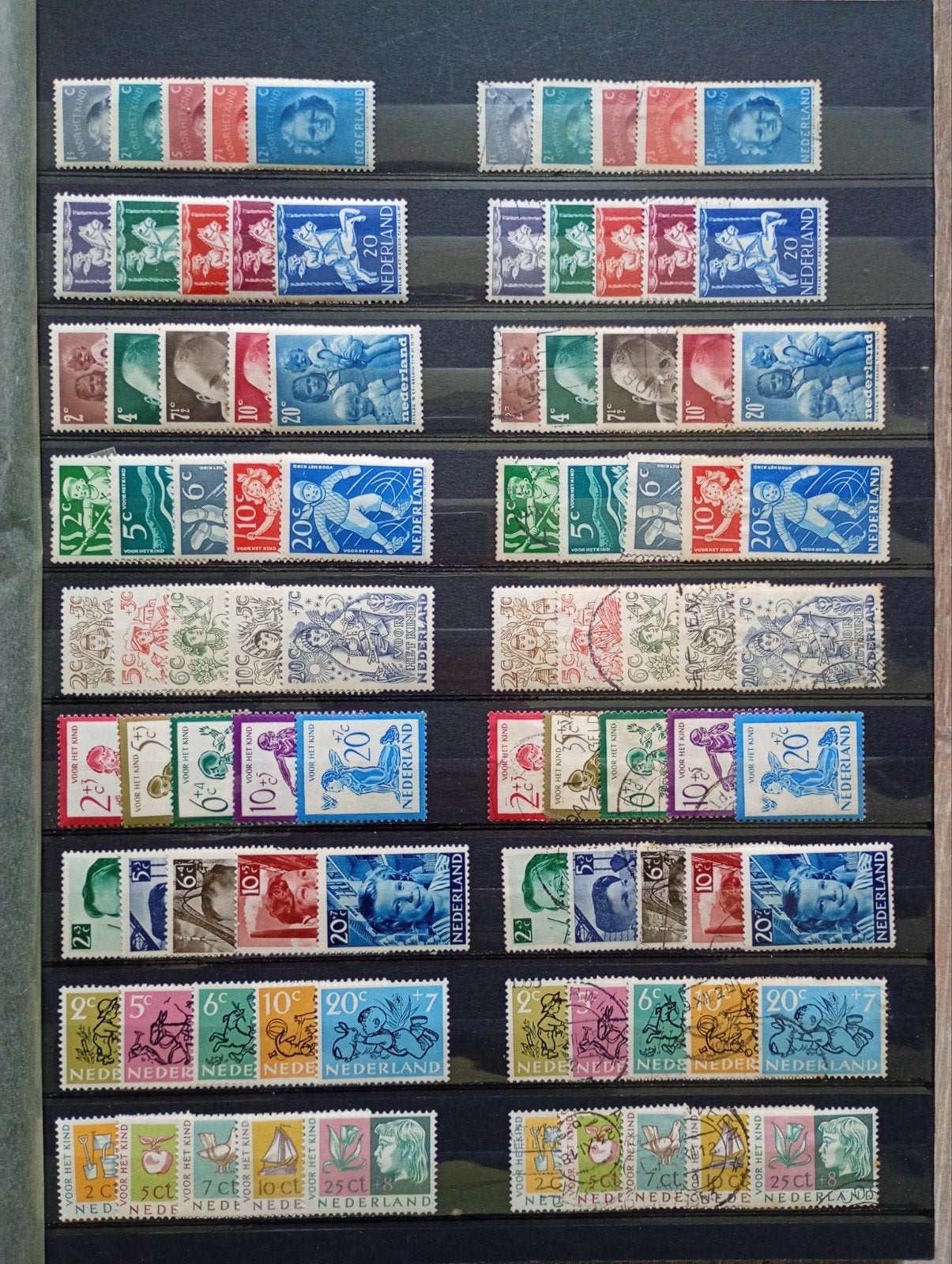 Grote collectie Nederlandse kinderpostzegels 1924 t/m 2000, Postzegels en Munten, Ophalen of Verzenden, T/m 1940, Postfris