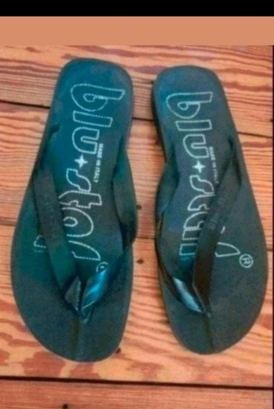 Blu Star zwarte slippers, Slippers, Zwart, Ophalen of Verzenden, Zo goed als nieuw