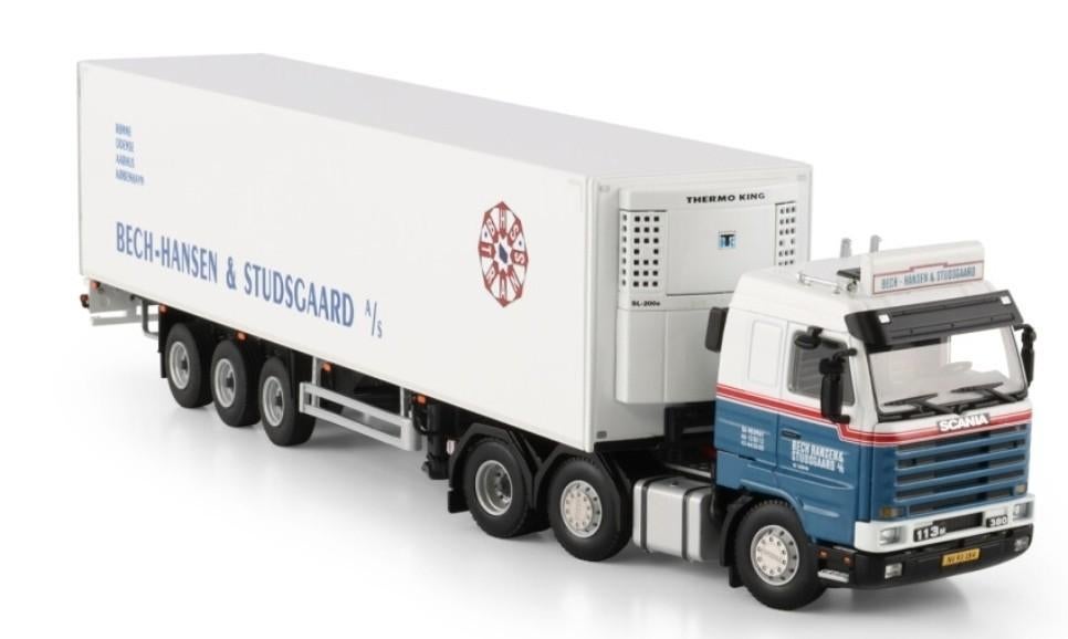 WSI SCANIA 113M + KOELTRAILER - BECH HANSEN, Wsi, ., Nieuw, Ophalen of Verzenden