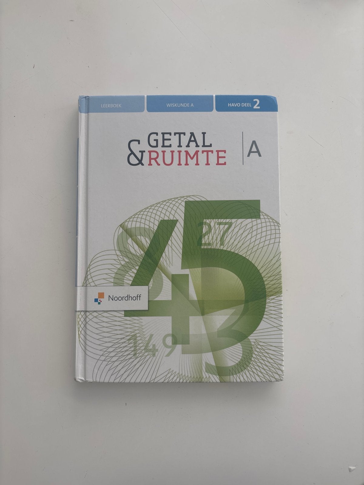 Getal & Ruimte Wiskunde A HAVO deel 2 Leerboek, Boeken, Ophalen, Zo goed als nieuw, HAVO, Wiskunde A