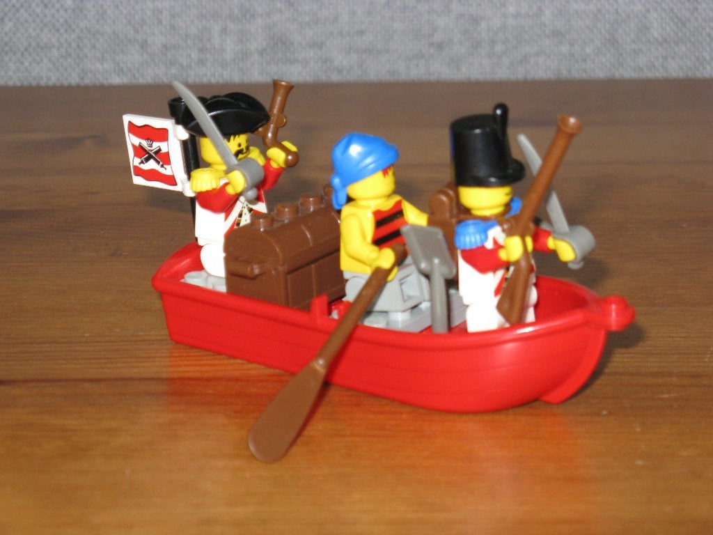 lego 6247 Pirates Bounty boot  met instructie, Ophalen of Verzenden, Gebruikt, Lego