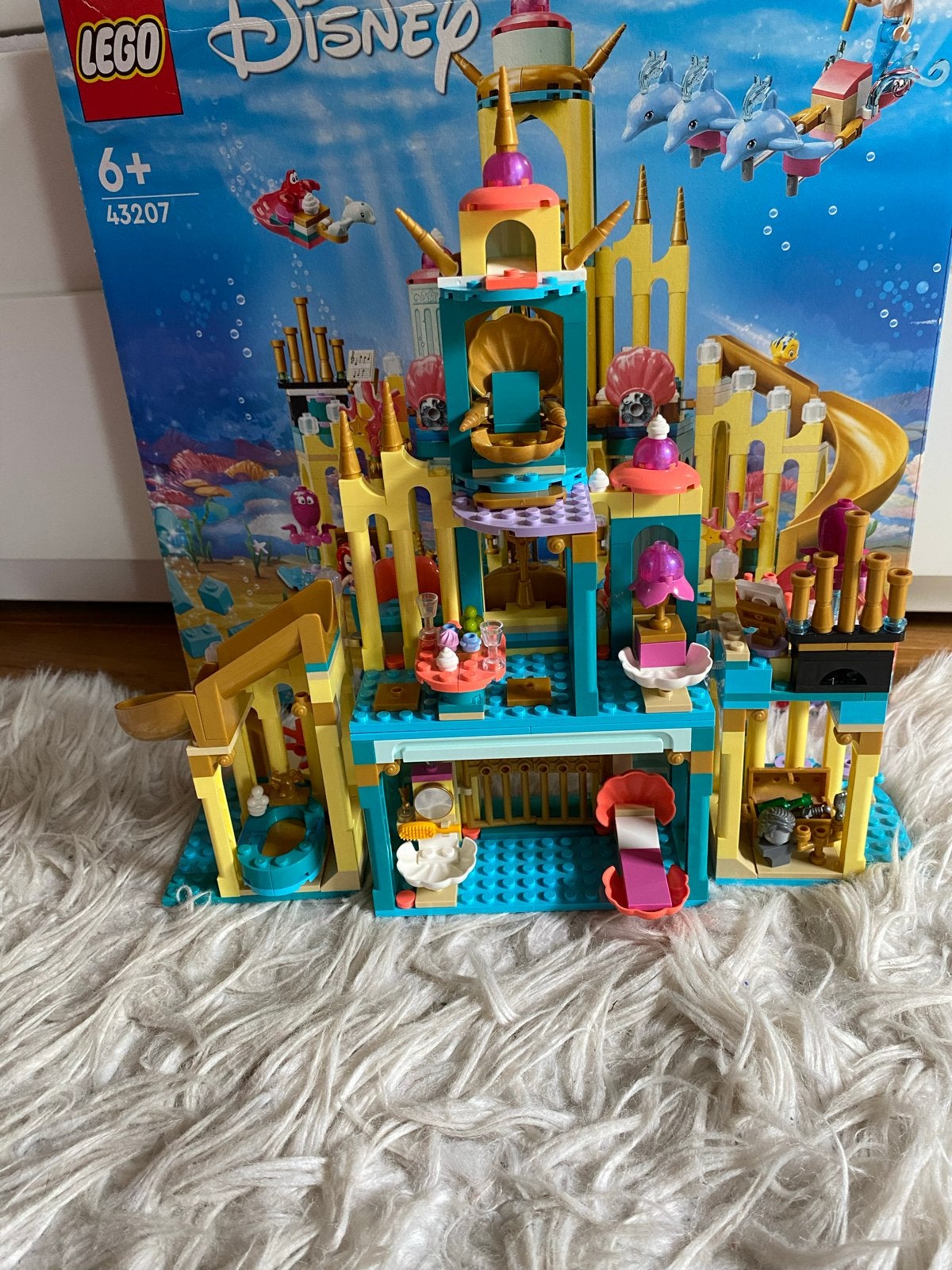 LEGO Disney Ariel's Onderwaterpaleis 43207, Lego, Ophalen of Verzenden, Zo goed als nieuw, Compleet