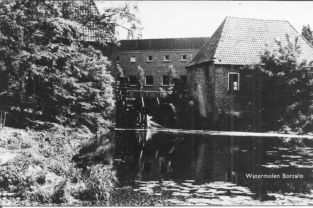 Oude Ansichtkaart Watermolen Borculo., Verzamelen, Ansichtkaarten | Nederland, Ophalen of Verzenden, 1960 tot 1980, Gelopen, Gelderland