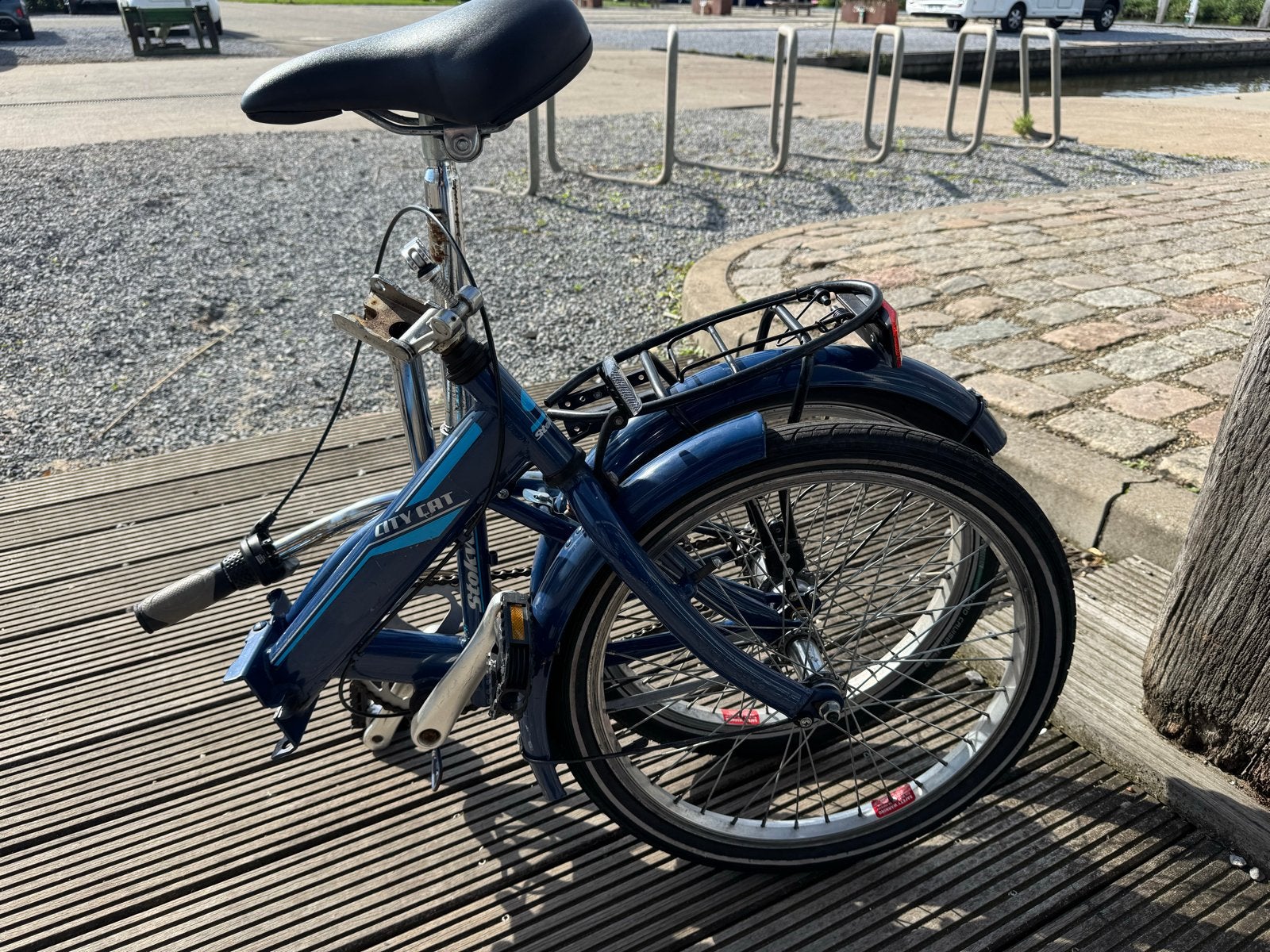 Stokvis Citycat vouwfiets met nieuwe banden, Terugtraprem, Gebruikt, Ophalen, Overige merken