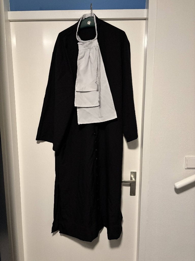 Toga Rechter (Verkleden/Carnaval etc) Met hamer, Carnaval, Maat 42/44 (L), Ophalen of Verzenden, Kleding