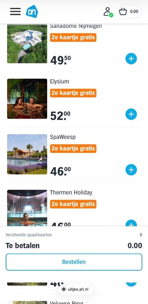 Lekker dagje weg; 2e kaartje gratis voor sauna, pretpark etc, Twee personen, Kortingskaart