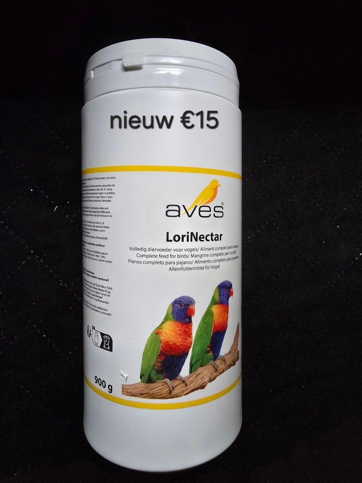 nieuw aves lori nectar 900 gram, Ophalen, Nieuw, Overige typen