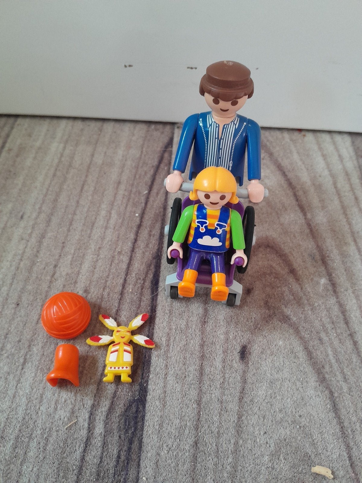 Playmobil kind in rolstoel set 6663, Gebruikt, Complete set, Overige typen, Ophalen of Verzenden