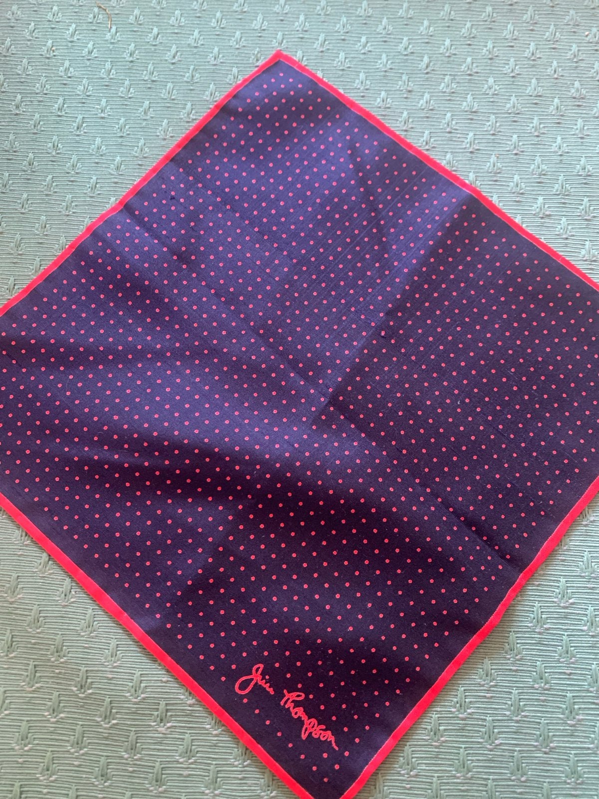 Jim Thompson Thaise zijde pochet 21 cm nieuw, Ophalen of Verzenden, Nieuw