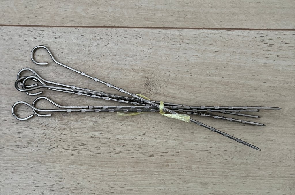 Vleesspiezen / BBQ spiezen NIEUW, Ophalen of Verzenden, Nieuw, Rvs of Chroom