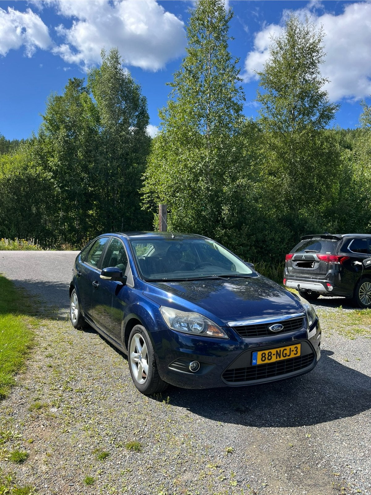 Ford Focus 1.6 74KW 5D 2010 Blauw, Auto's, Zwart, 4 cilinders, Blauw, 620 kg
