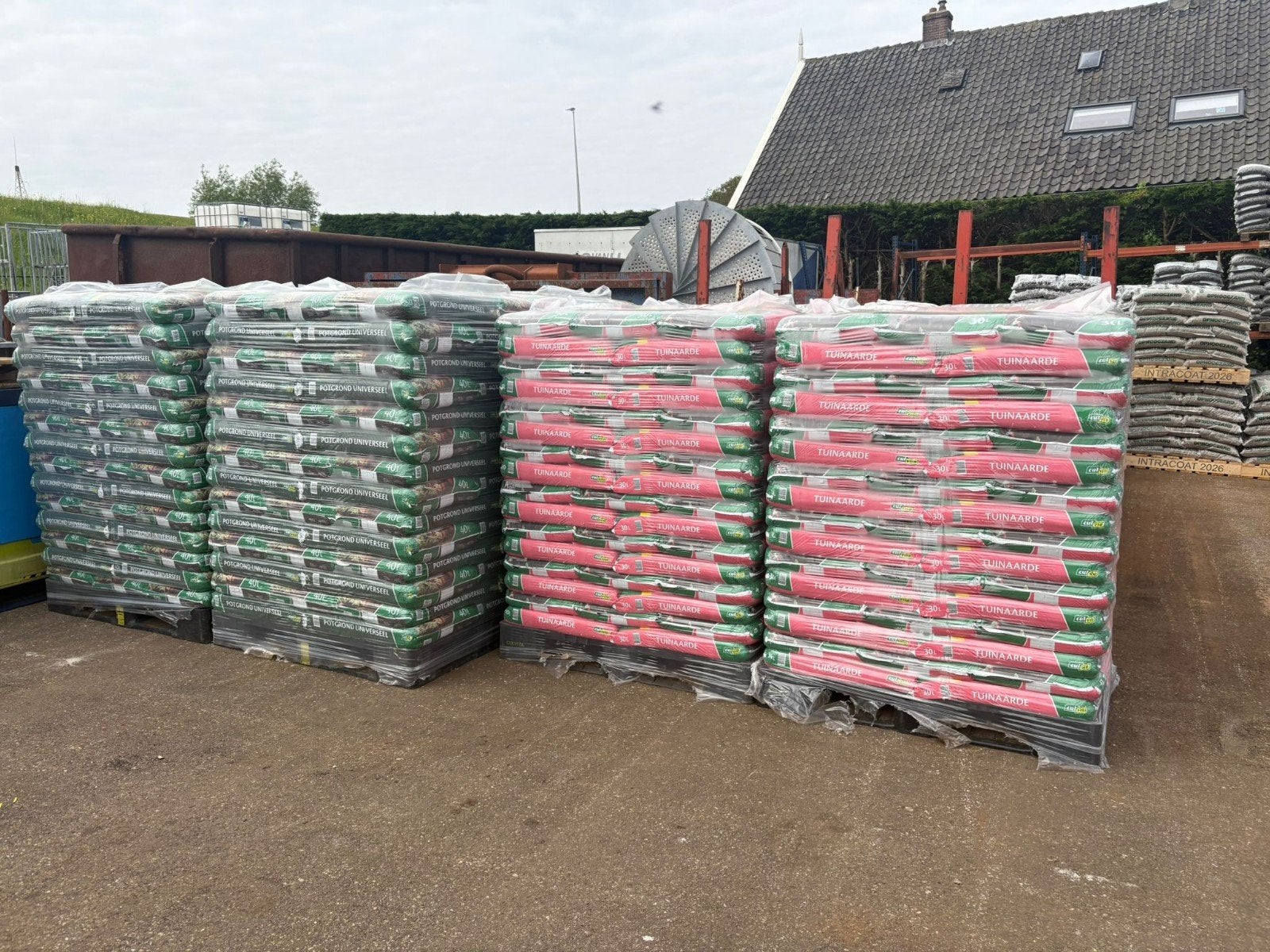 OUTLET ZAND GRIND GROND BOOMSCHORS EN HYDROKORRELS, Ophalen, Nieuw, Wit