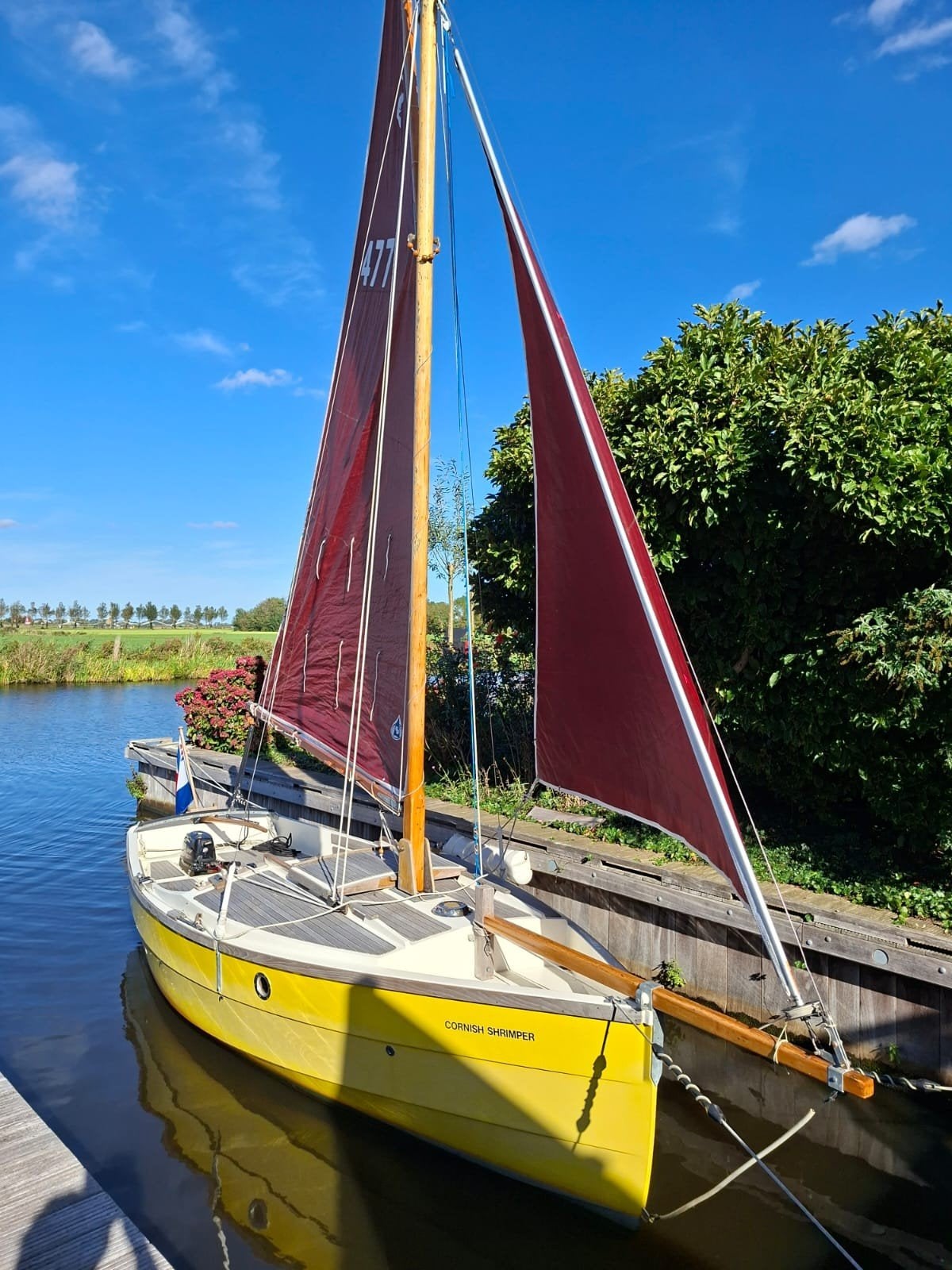 Cornish Shrimper 19 bj 1991, Ophalen, Gebruikt, Dekzeil, Buitenboordmotor