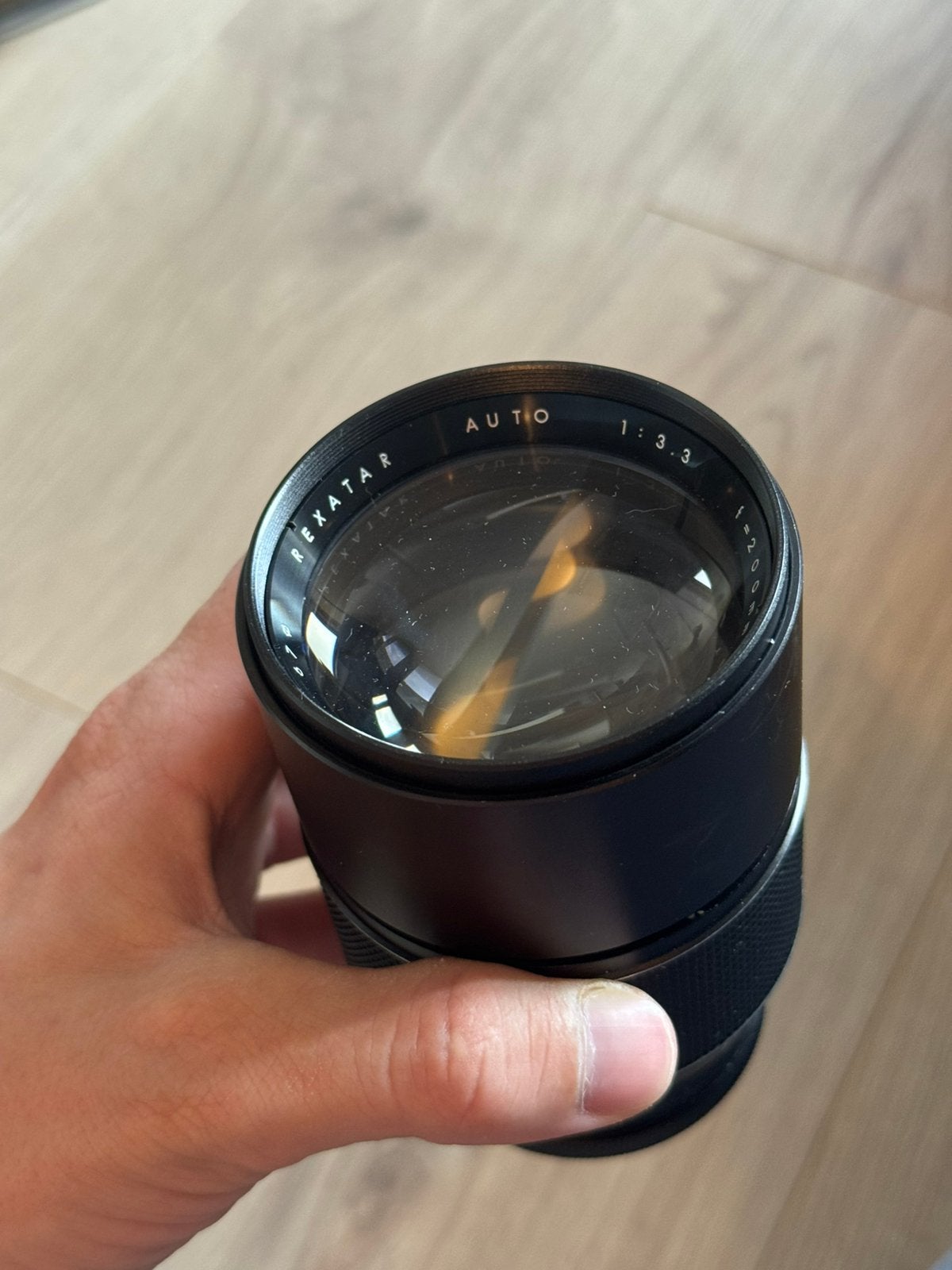 Rexatar 200mm F3.3 M42 Mount, Ophalen of Verzenden, Zo goed als nieuw, Telelens
