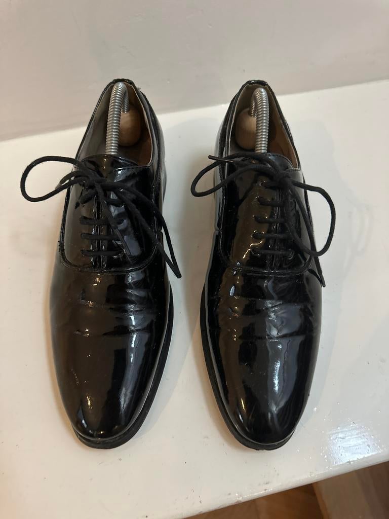 Zwarte lakschoenen, Ophalen of Verzenden, Gedragen, Zwart, Overige typen