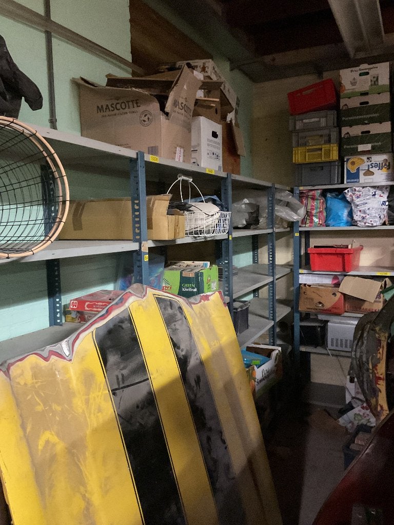 Magazijn stelling 5 meter lang, Ophalen
