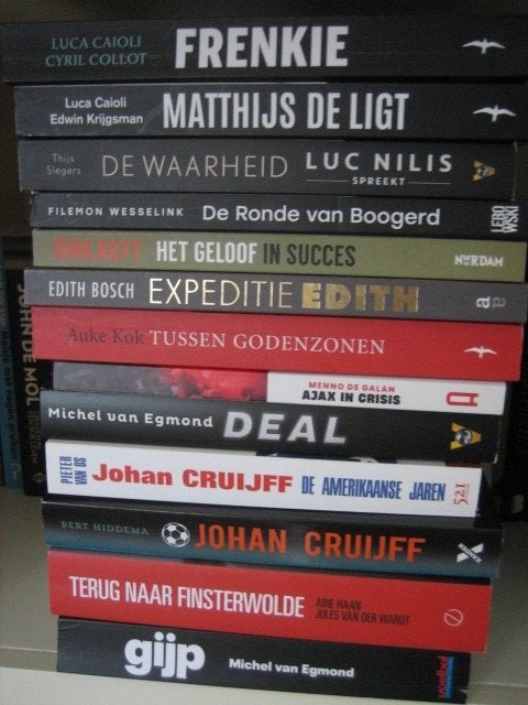 SPORTBIOGRAFIEEN    1 voor 3,00 euro     2 voor 5,00 euro!!, Ophalen of Verzenden, Zo goed als nieuw, Sport