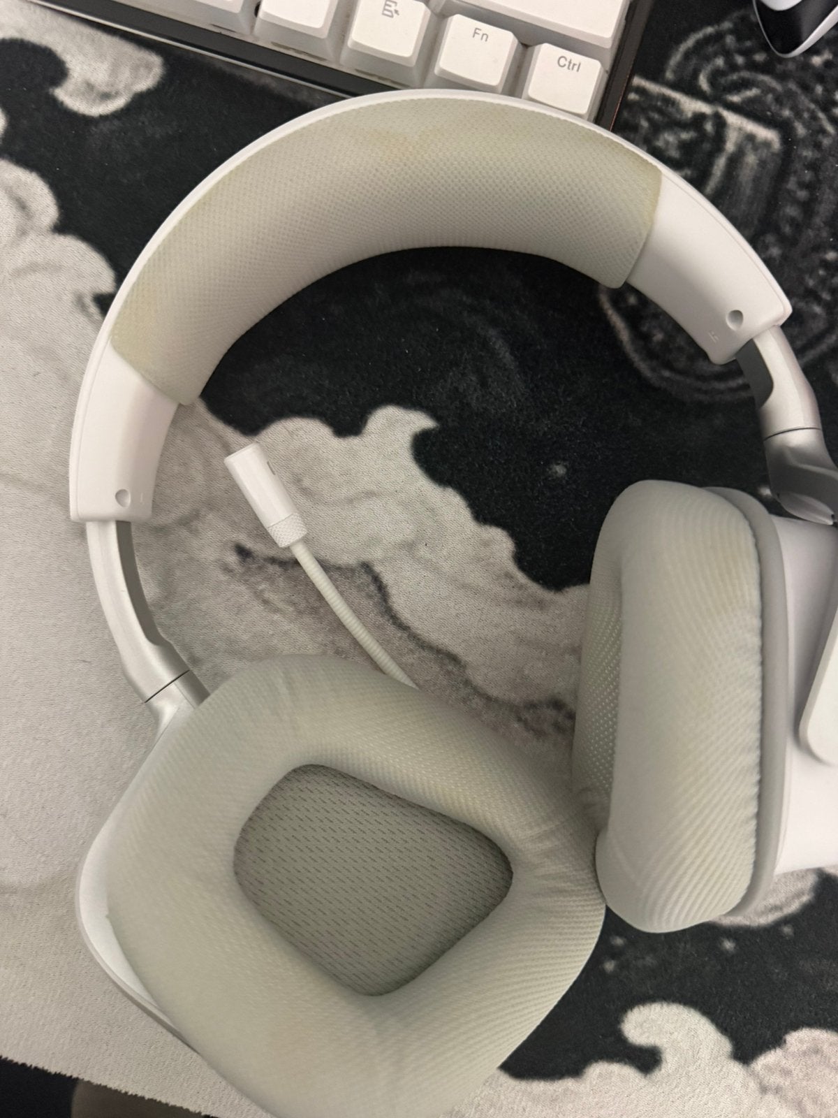 Corsair Void rgb elite wireless 2 wit, Audio, Tv en Foto, Ophalen, Zo goed als nieuw, Overige merken
