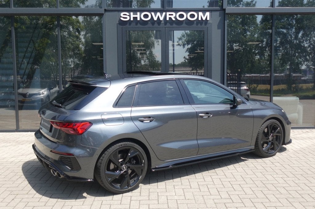 Audi S3 Sportback 2.0 TFSI S3 quattro PANO KEYLESS MASSAGE, Auto's, Audi, S3, Gebruikt, Zwart, 4 cilinders