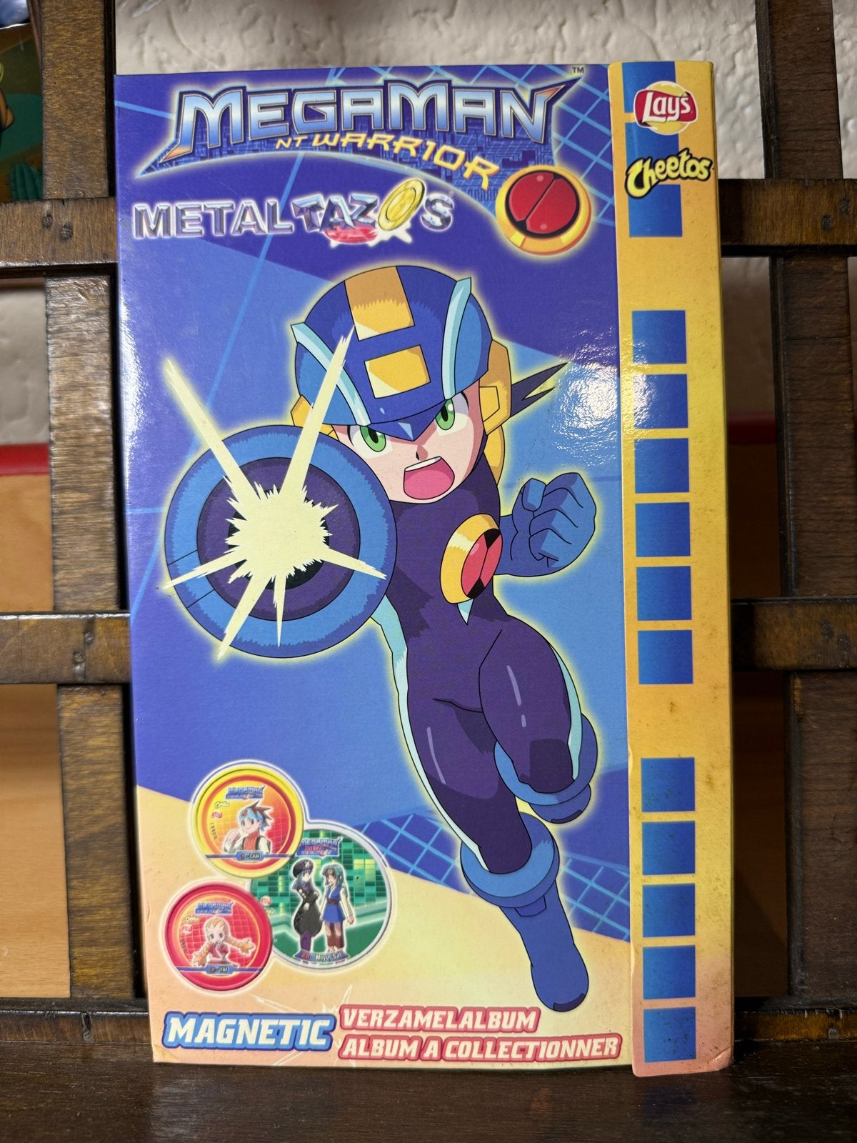 Megaman Metal Tazos Verzameling - Album met Tazos, Verzamelen, Ophalen of Verzenden, Gebruikt