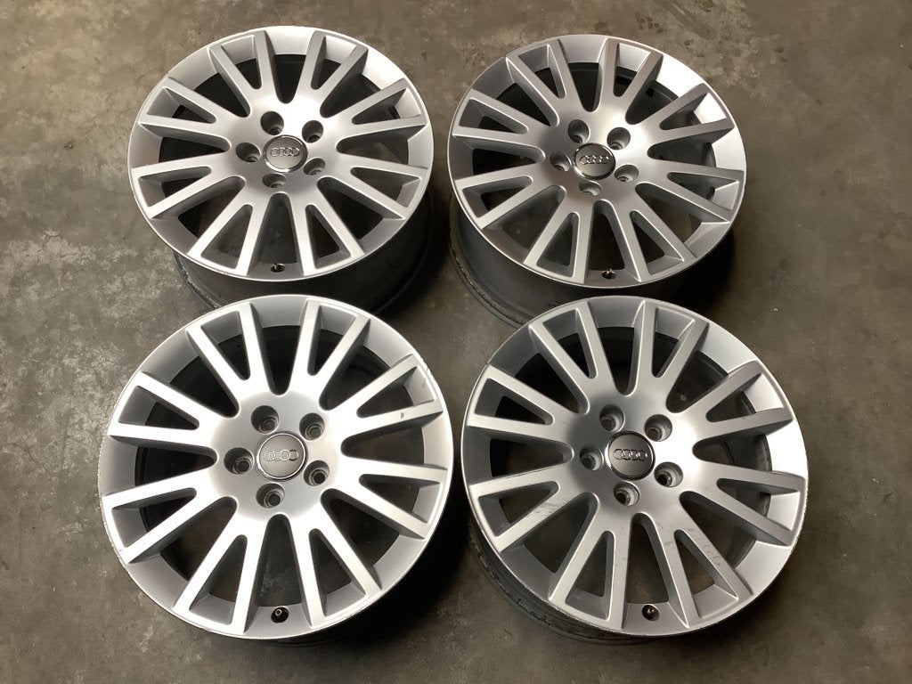 Audi A3 A4 S line 17 inch velgen 5x112, Gebruikt, Velg(en), Info@velgenset.nl, Velgenset