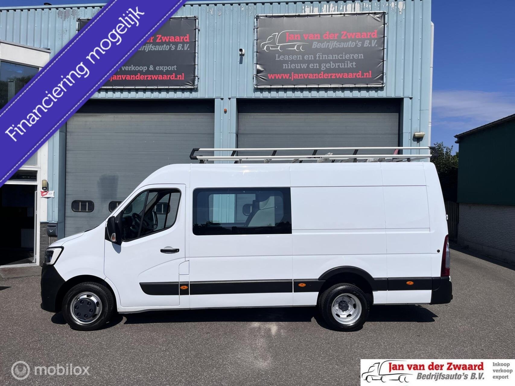 Renault Master Dubbele cabine 2.3 dCi 165 PK 3.5 T trekhaak, Auto's, Gebruikt, Euro 6, 4 cilinders, Renault
