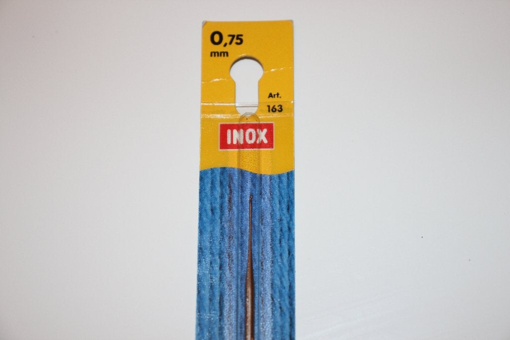 Inox haaknaald - 0,75 mm #3506, Hobby en Vrije tijd, Breien en Haken, Ophalen of Verzenden, Nieuw, Haken, Naald