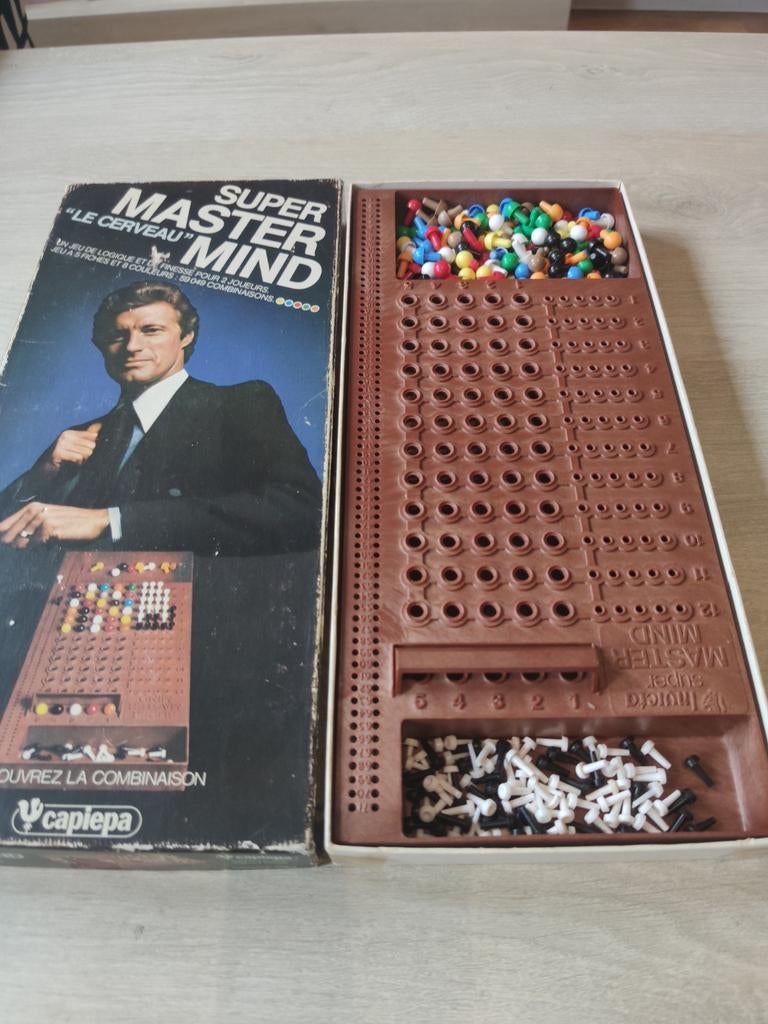Vintage Super Master Mind bordspel van Capelpa, Info@capelpa.nl, Gebruikt, Capelpa, Capelpa Spellen B.V.