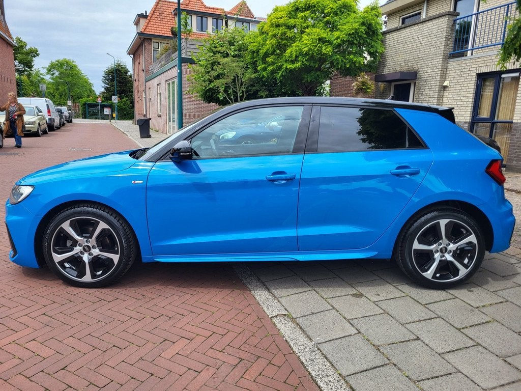 Audi A1 SPORTBACK 30 TFSI Pro Line S, Auto's, Audi, 12 maanden, Blauw, Leder en Stof, Bedrijf