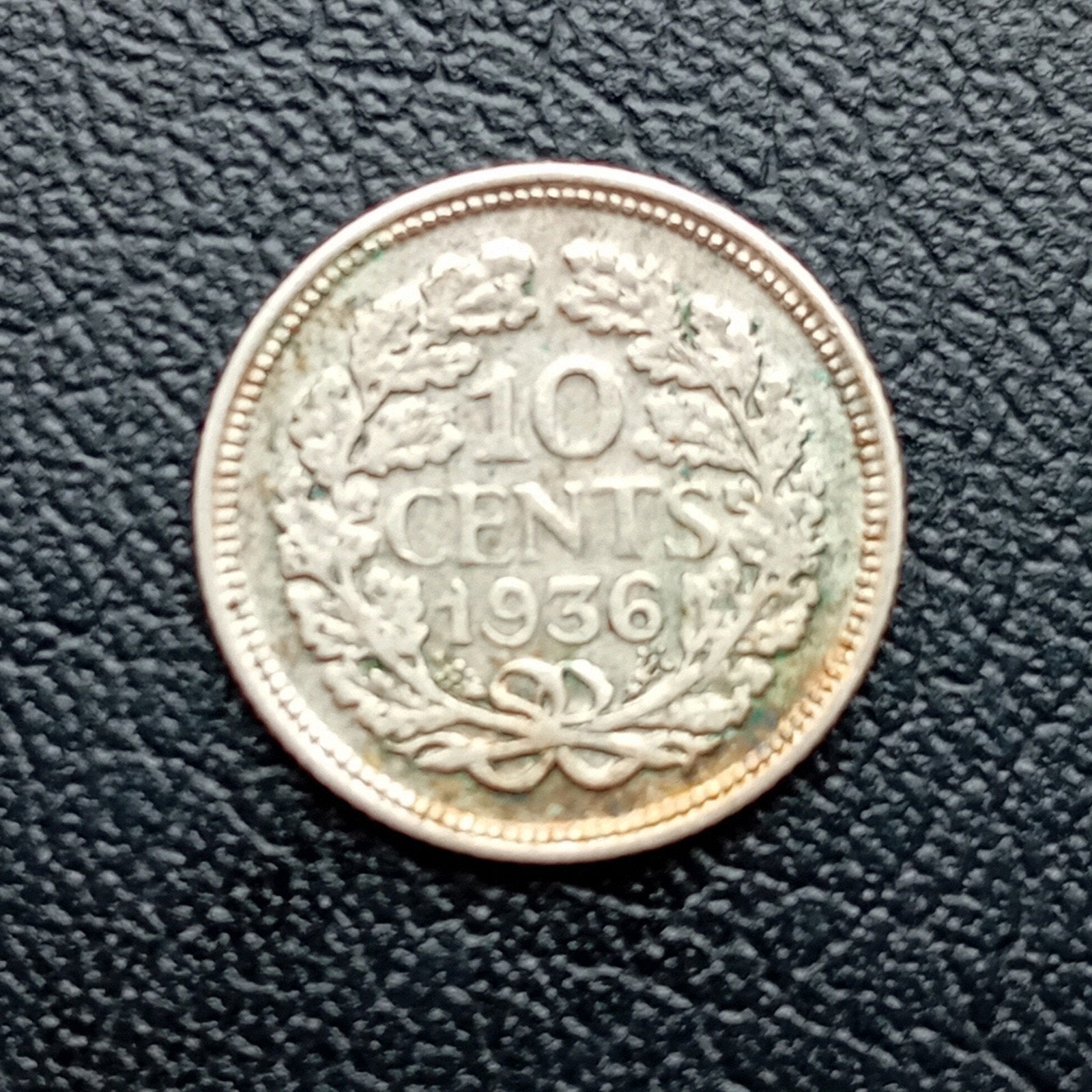 Zilveren 10 Cent Munt Koningin Wilhelmina 1936, Zilver, Ophalen of Verzenden, 10 cent, Koningin Wilhelmina