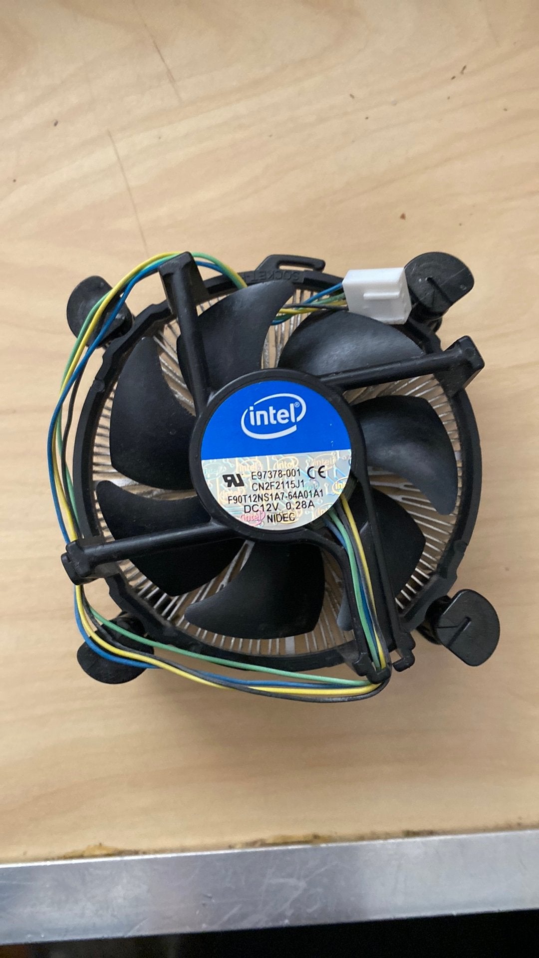 Intel cpu koeler, Ophalen, Zo goed als nieuw, Luchtkoeling