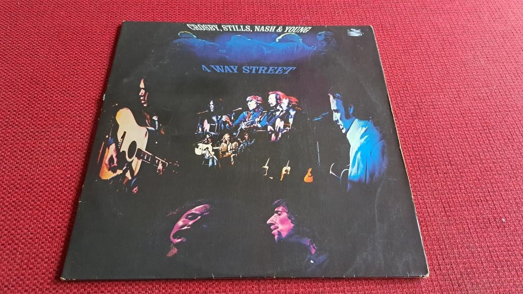 Crosby, Stills,  Nash & Young 4 Way Street 2lp vinyl, Ophalen of Verzenden, Zo goed als nieuw, 12 inch