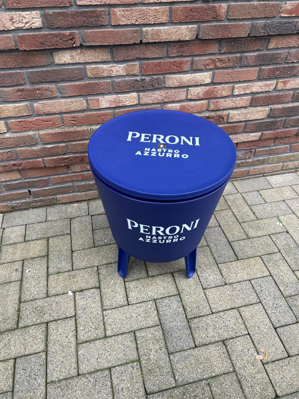 Peroni Nastro Azzurro Koeler/ bijzettafel met lichte schade, Ophalen, Gebruikt