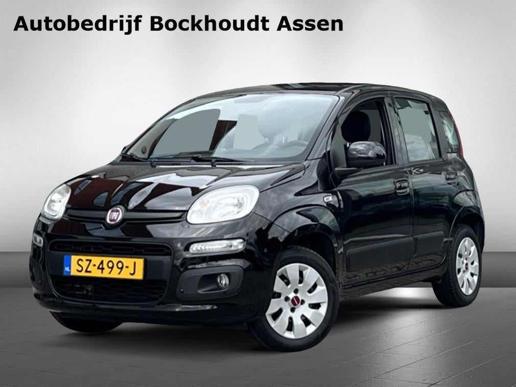 Fiat Panda 0.9 TwinAir Lounge | Airco (bj 2018), Auto's, Fiat, Gebruikt, Panda, Zwart, Origineel Nederlands