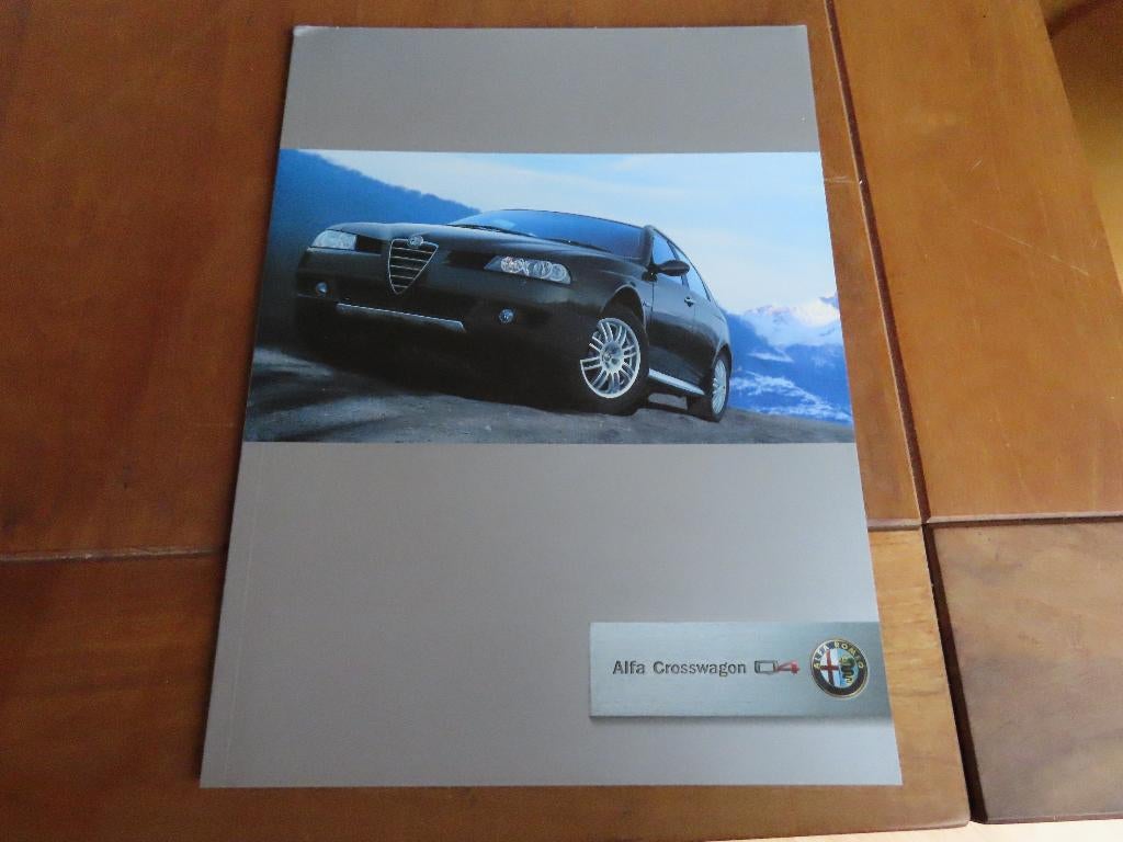 Zeldzame folder Alfa Romeo 156 Crosswagen Q4 2004, Alfa Romeo, Ophalen of Verzenden, Zo goed als nieuw, Alfa Romeo