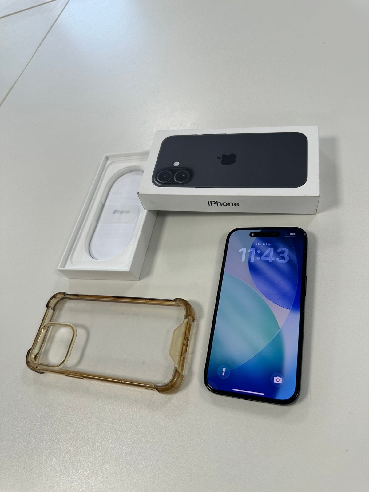iPhone 16 (128GB) Zwart | Nieuwstaat!, Telecommunicatie, Ophalen, 94 %, 128 GB, Zwart