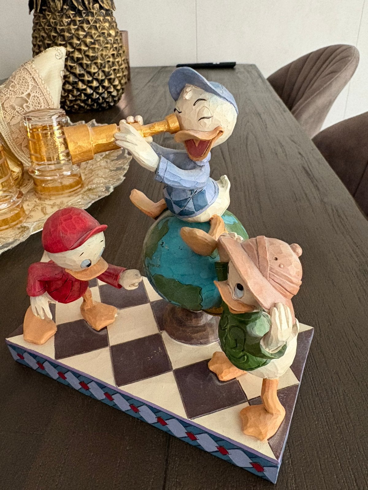 Disney Jim Shore Kwik Kwek Kwak beeldje, Ophalen, Zo goed als nieuw