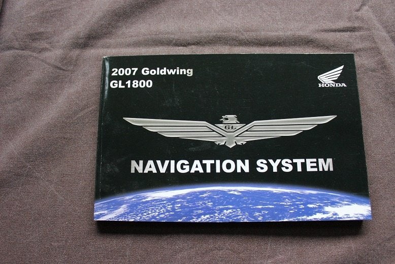 Honda GL1800 2007 Goldwing Navigation system handleiding, Motoren, Ophalen of Verzenden, Honda