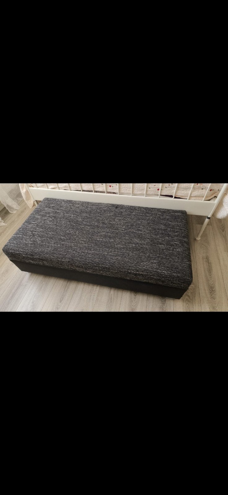 Poef in goede staat, Gebruikt, 100 tot 125 cm, Ophalen of Verzenden, 75 tot 100 cm