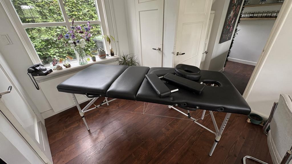 Massagetafel skaileer inklapbaar en licht, Sport en Fitness, Massageproducten, Gebruikt, Massagetafel, Ophalen