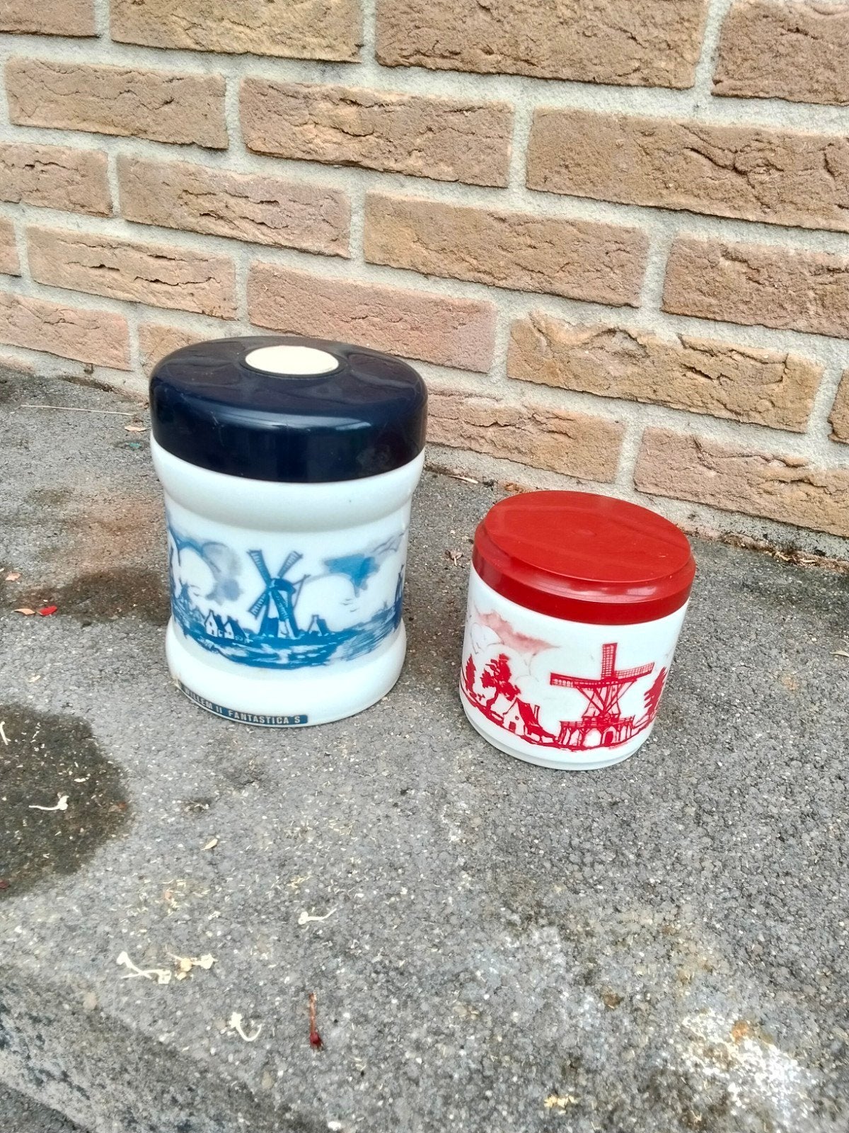 Vintage Willem II Fantastica Tabakspotten (2 stuks), Antiek en Kunst, Ophalen