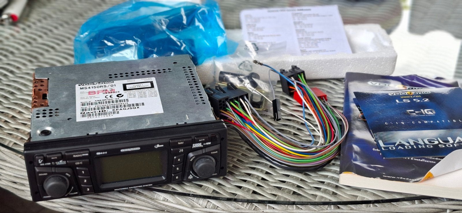 VDO Dayton MS4150RS Navigatiesysteem met accessoires, Ophalen of Verzenden, Gebruikt
