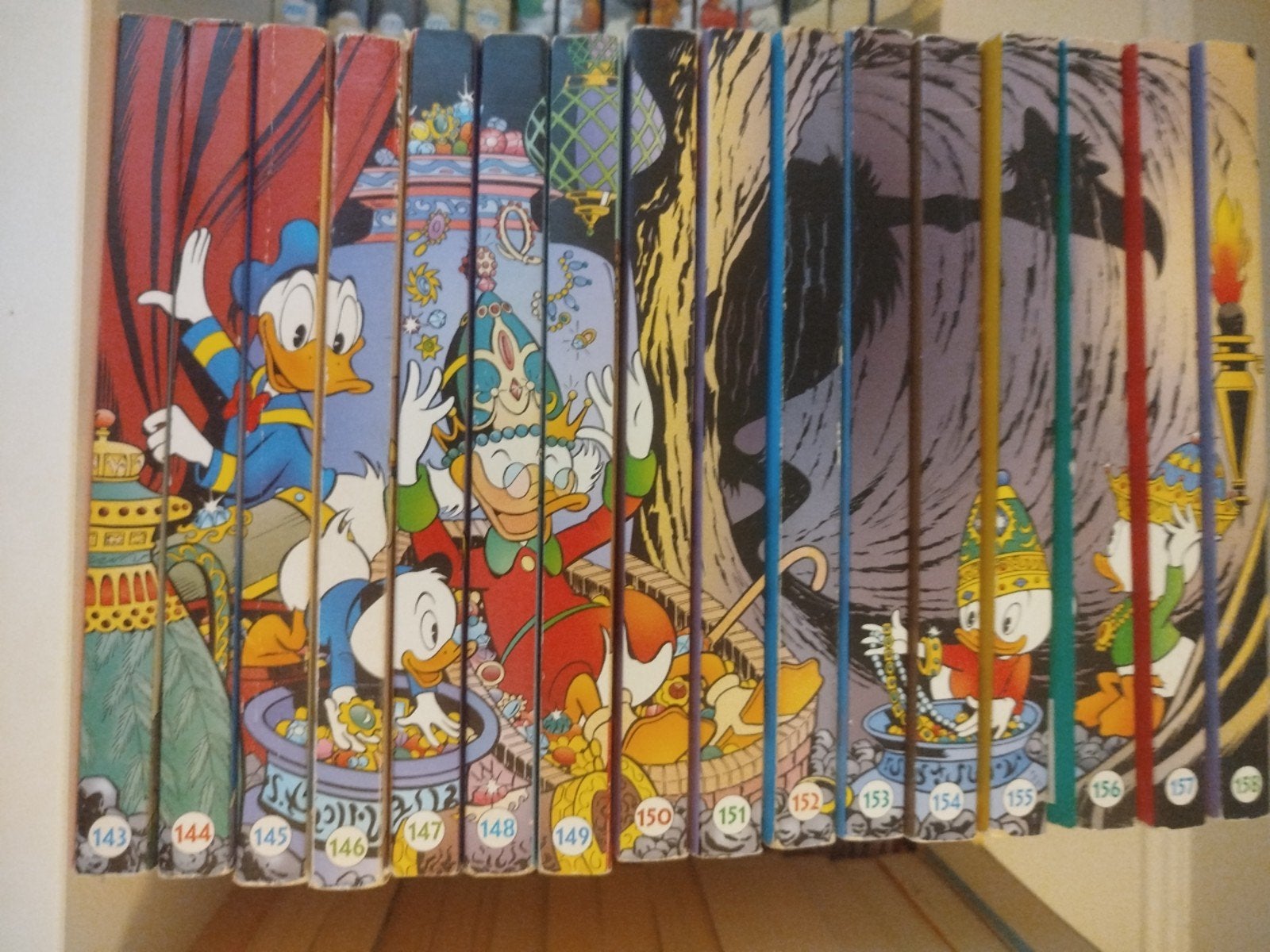 Donald Duck pockets jaargang 2008 pockets 143 tm 158, Boeken, Gelezen, Complete serie of reeks, Europa, Ophalen of Verzenden