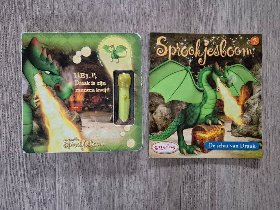 Efteling sprookjesboom help draak is zijn munten kwijt + de, Ophalen of Verzenden, Fictie algemeen