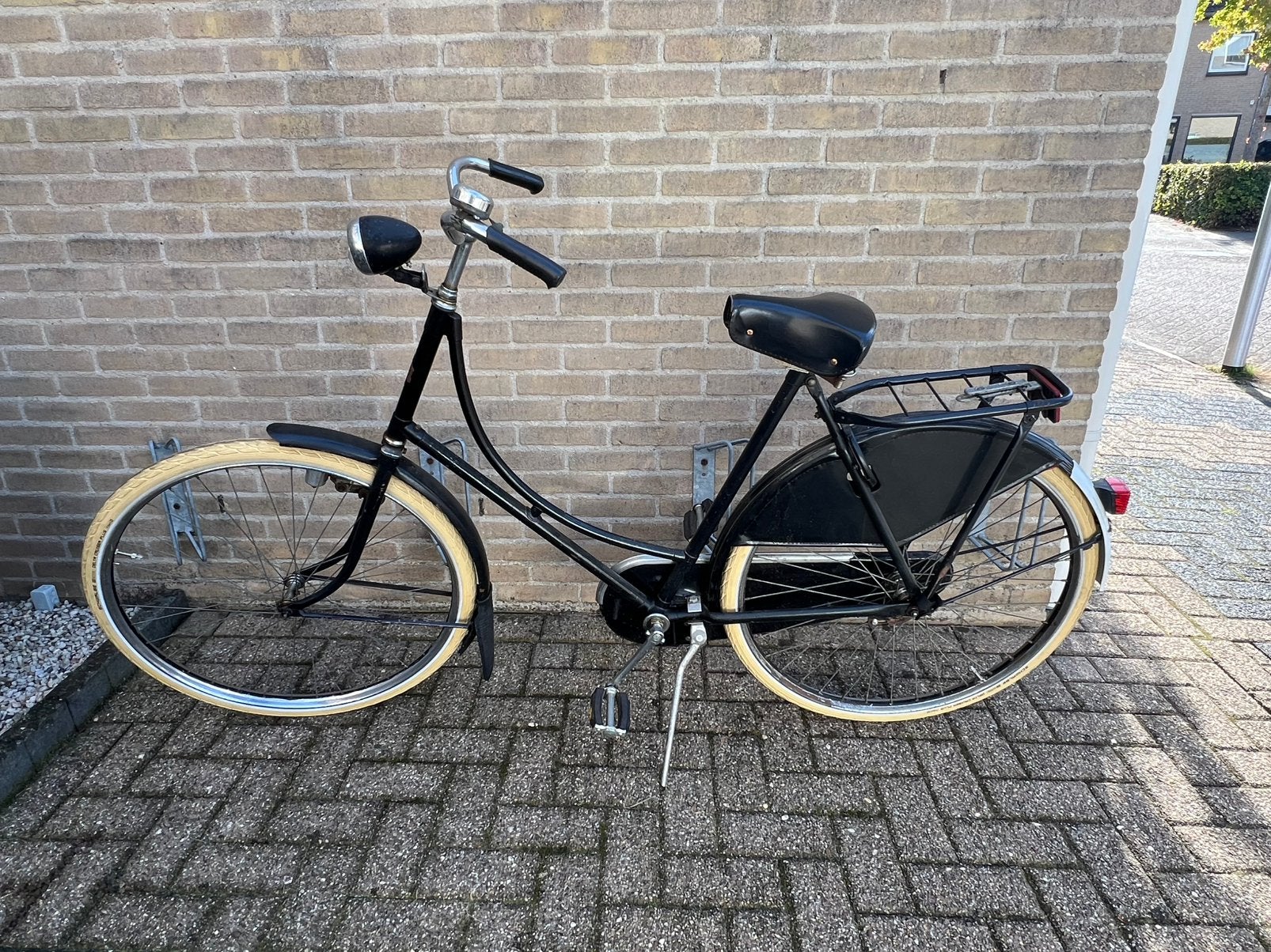 Omafiets, Ophalen, Gebruikt, Terugtraprem