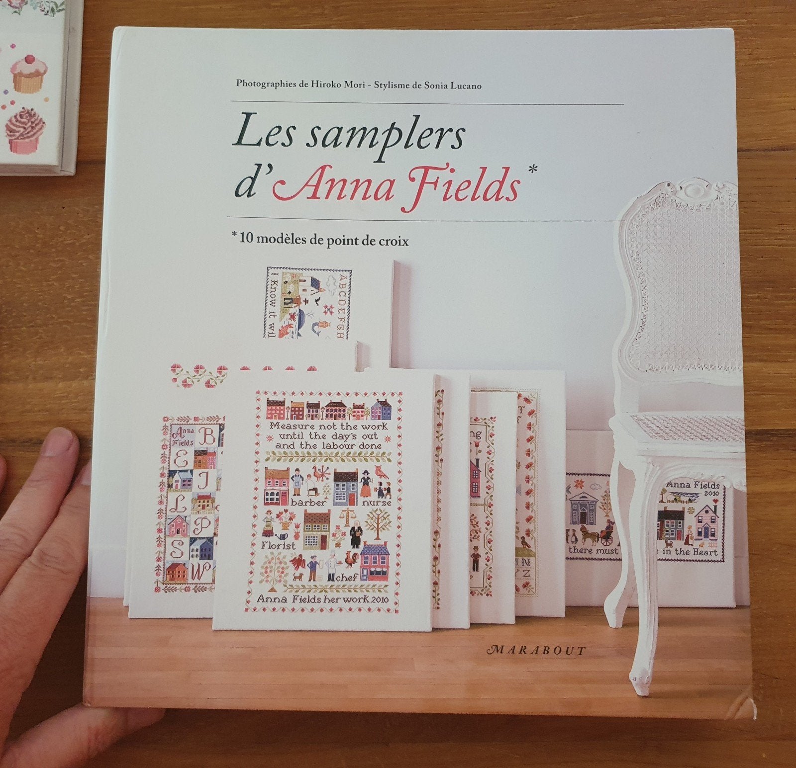 zeldzaam boek les samplers d'Anna Fields point de croix, Hobby en Vrije tijd, Borduren en Borduurmachines, Verzenden, Handborduren