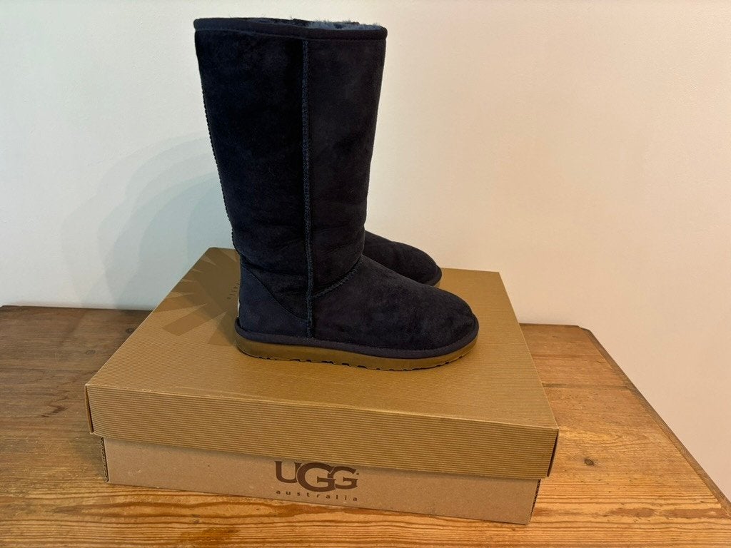 UGG Classic Tall laarzen schoenen mt 37 (Navy / Donkerblauw), Hoge laarzen, UGG, Blauw, Ugg