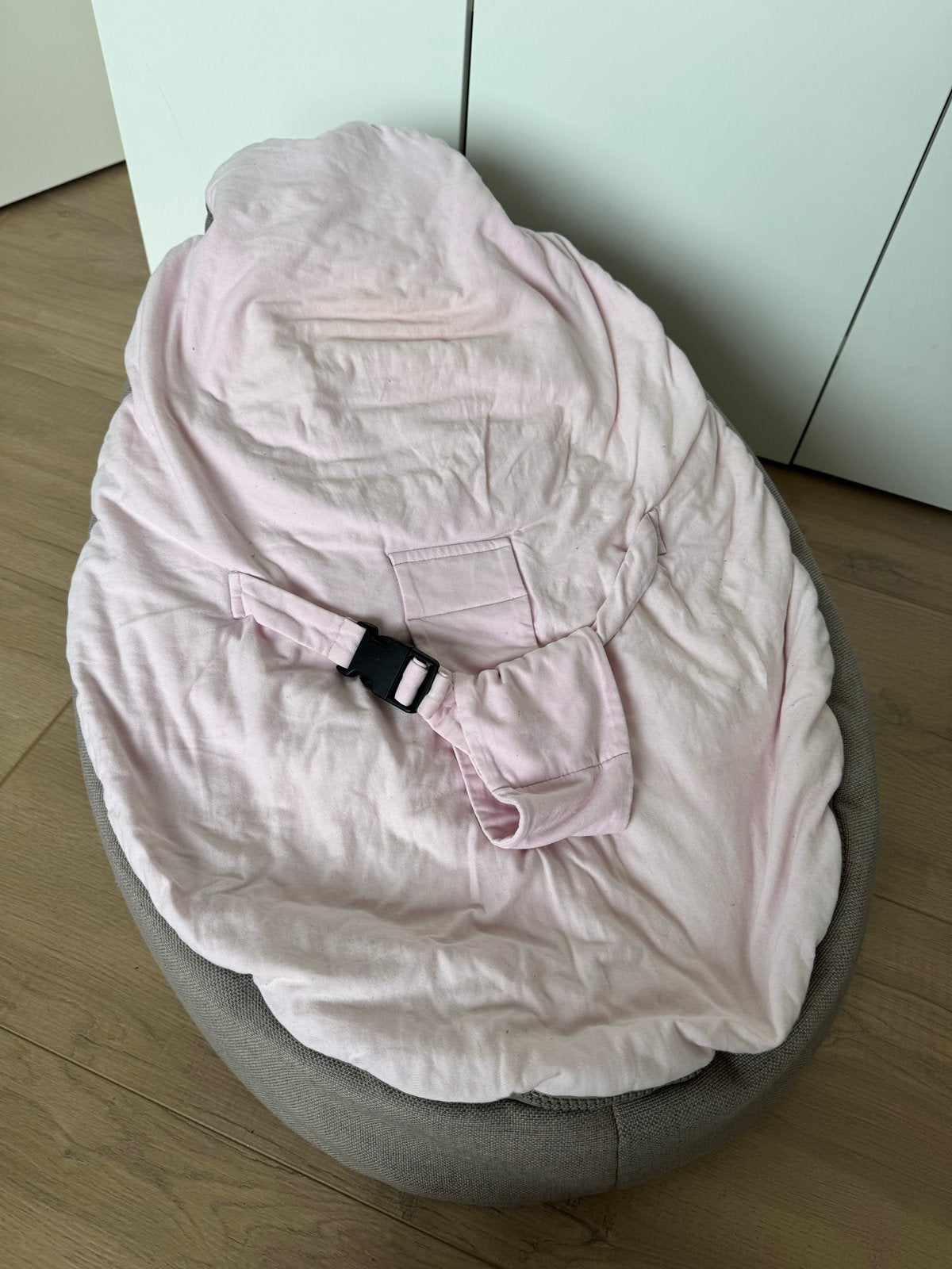 Doomoo seat baby zitzak lichtroze, Kinderen en Baby's, Wipstoeltjes, Gebruikt, Wipstoel, Met gordel(s) of riempje(s), Ophalen